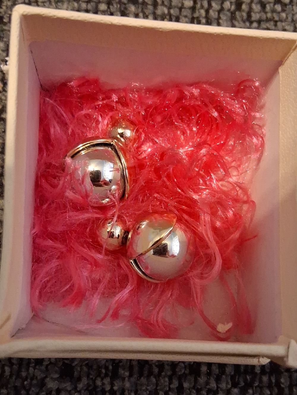 GOLD AND SILVER post INFINTY EARRINGS